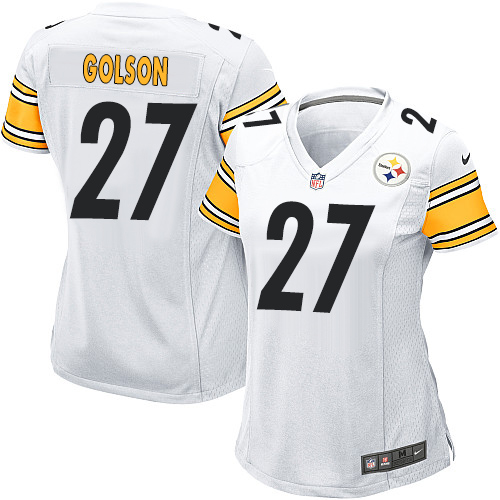 Women's Game Senquez Golson Nike Jersey White Road - #27 NFL Pittsburgh Steelers